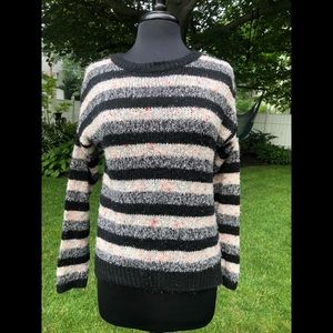Canadian made Tristan striped sweater